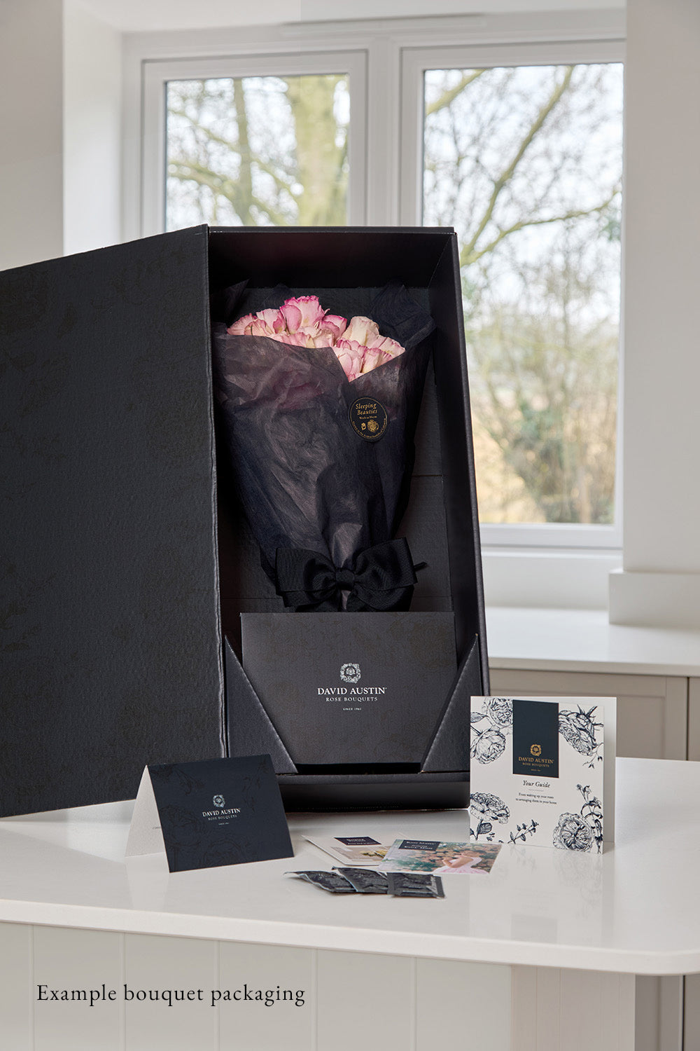 David Austin Rose Bouquets Packaging