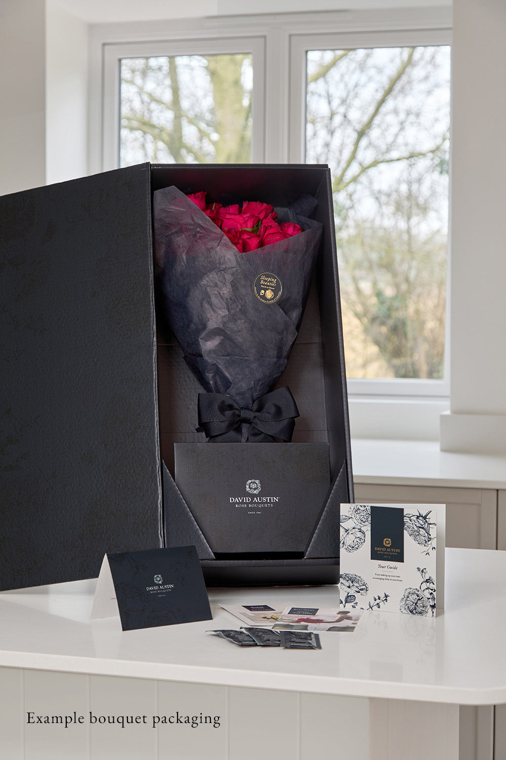 David Austin Rose Bouquets Packaging