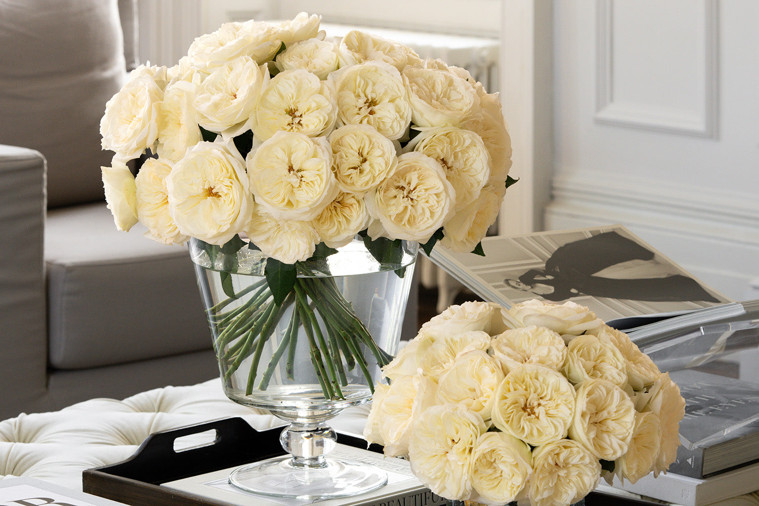 Leonora Roses Bouquet Arrangement Styling for the Home