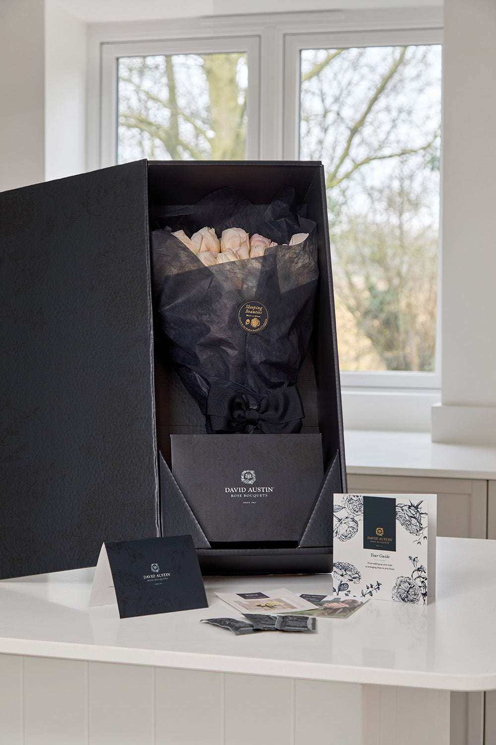 David Austin Rose Bouquets Packaging