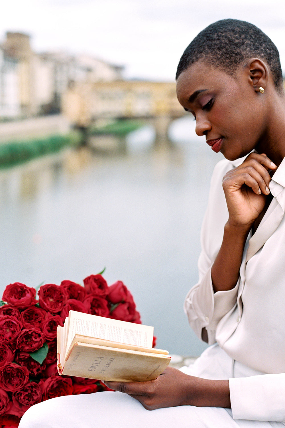 Tess Rose Muse Reading Book