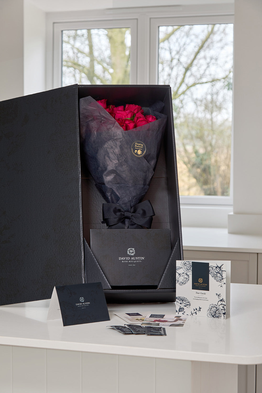 David Austin Rose Bouquets Packaging
