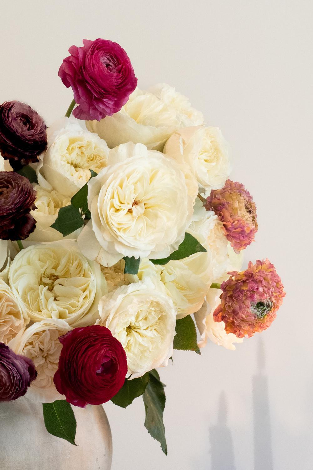 Christmas floral arrangement