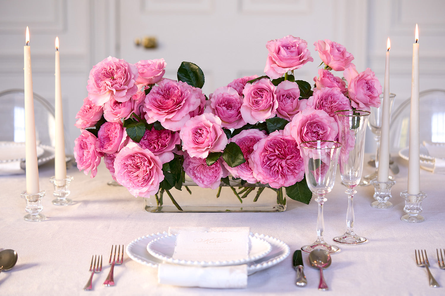 Millicent Rose Bouquet Table Arrangement