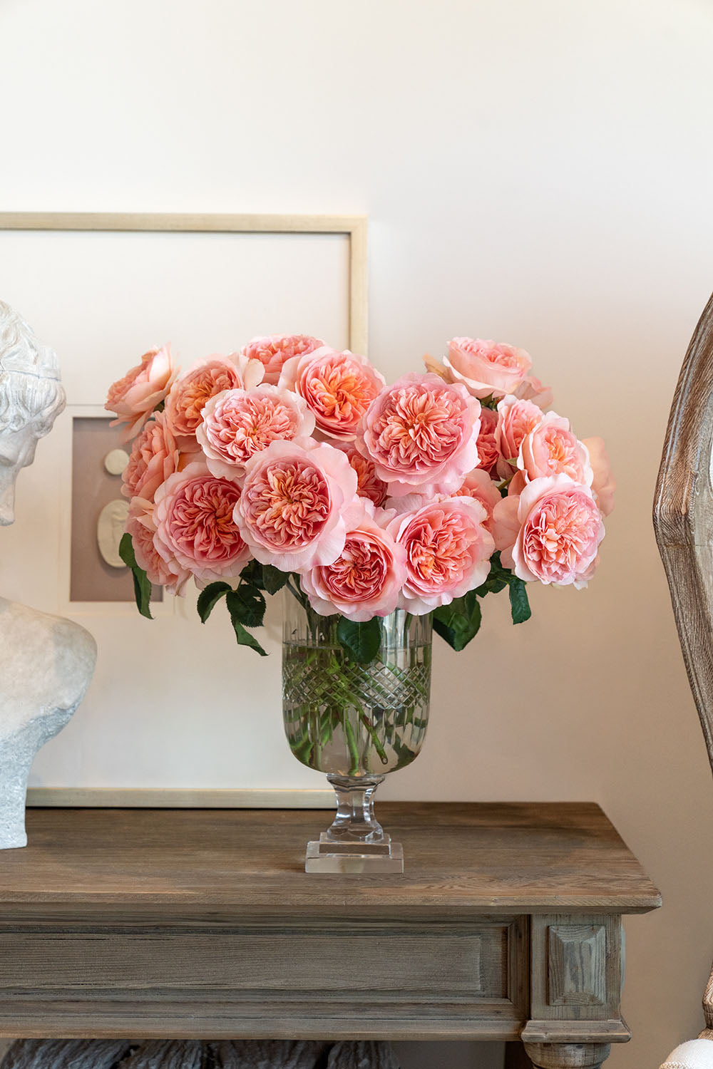 Phoebe bouquet of 24 stems by David Austin Rose Bouquets