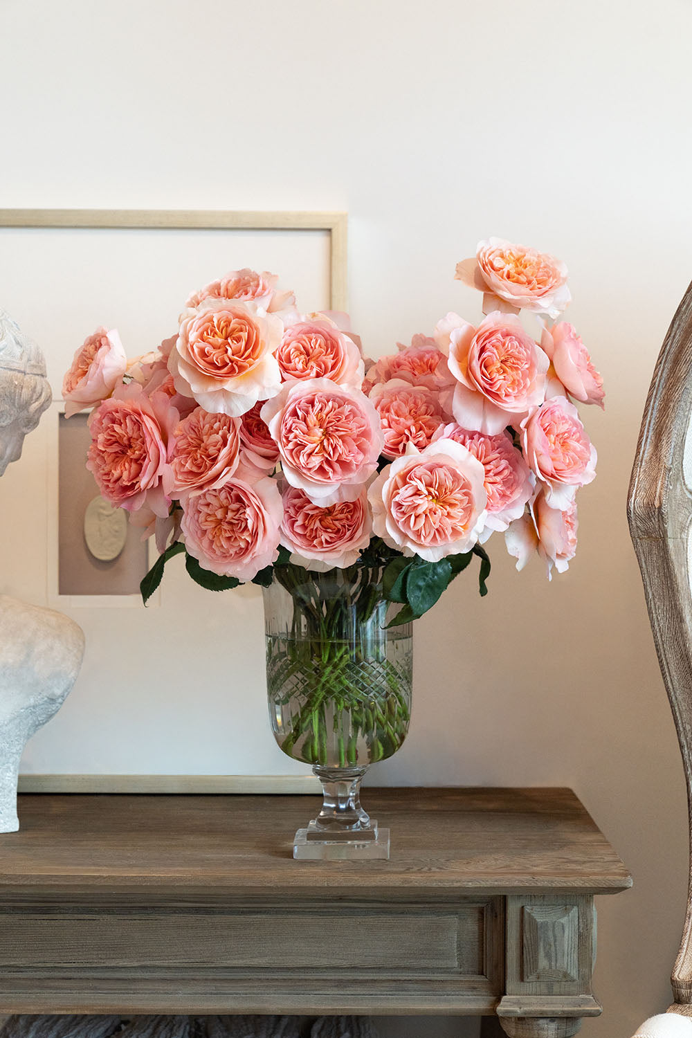 Phoebe bouquet of 32 stems by David Austin Rose Bouquets