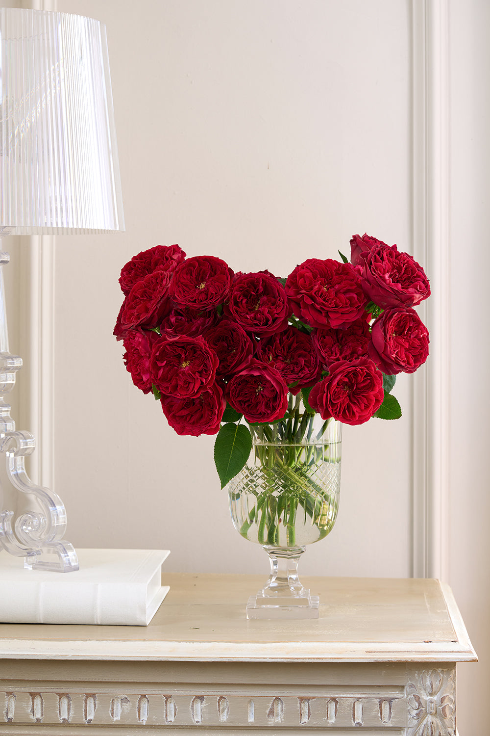 Tess Rose 18 Stems David Austin Rose Bouquets