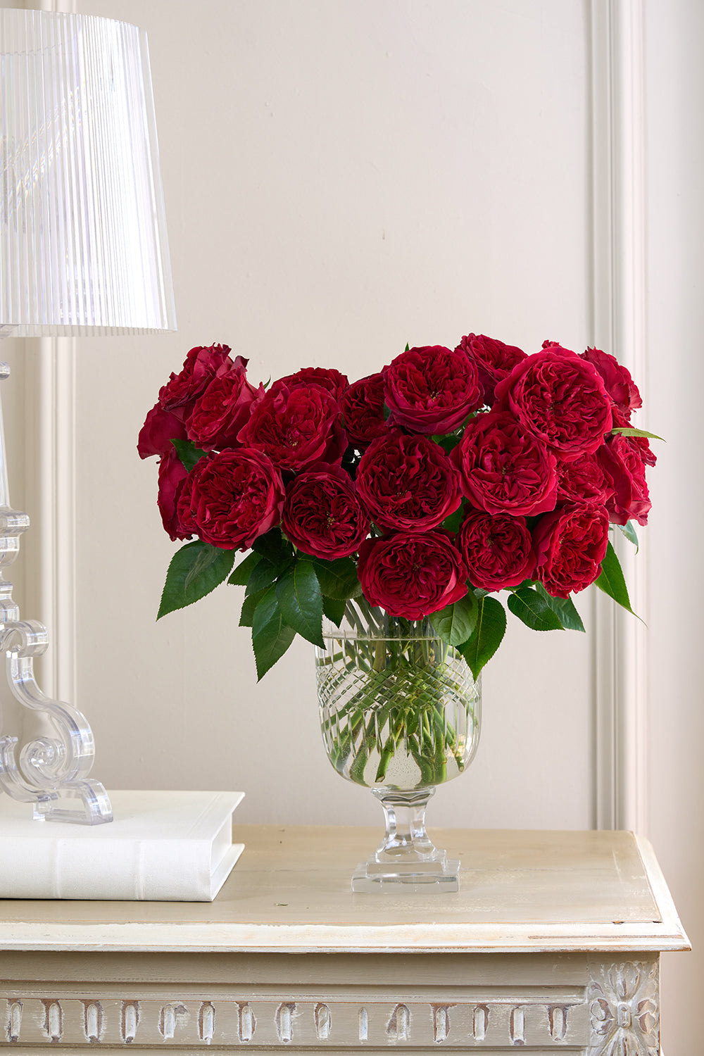 Tess Rose 24 Stems David Austin Rose Bouquets